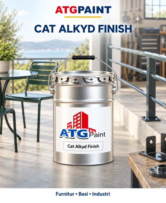 Visualisasi kemasan Cat Alkyd Finish