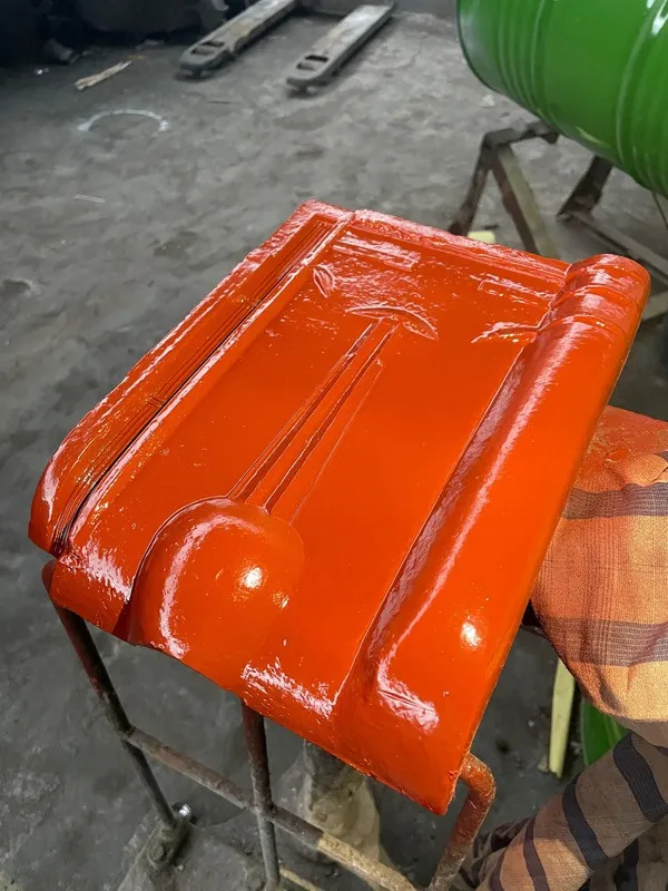 Sampel pengecatan genteng